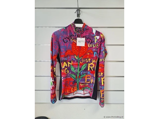 Fietsshirt met print (lange mouwen) - model see me - maat xl - afbeelding 1 van  4