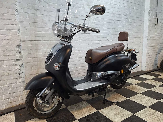 Figuretta fat boy grande retro 25km snorscooter - afbeelding 2 van  7