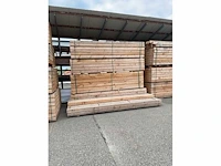 Fijnbezaagd douglas balk 12,5x12,5cm (162x) - afbeelding 4 van  5