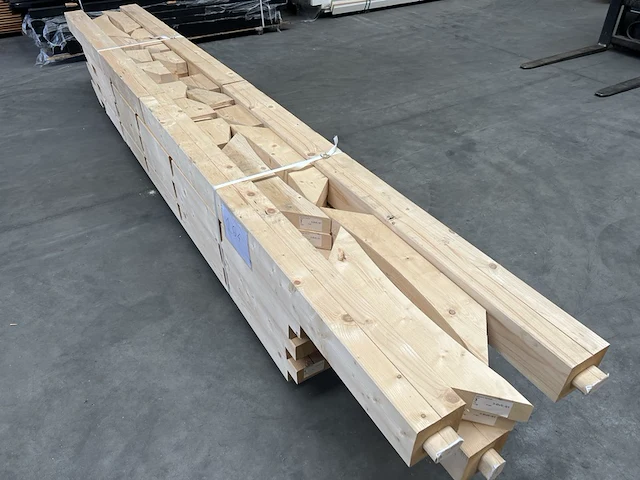 Fijnspar overkapping 499x307cm hillhout - afbeelding 6 van  8