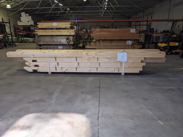 Fijnspar overkapping plat dak excellent, 499 x 307 cm, constructie, hillhout - afbeelding 4 van  6