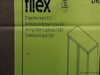 Filex dk 830 draaideurkast - 83,2x37x91,5cm - afbeelding 7 van  8