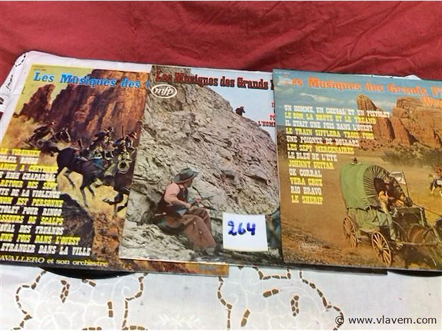 Filmmuziek westerns 3stuks - afbeelding 1 van  2