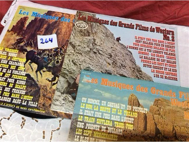 Filmmuziek westerns 3stuks - afbeelding 2 van  2