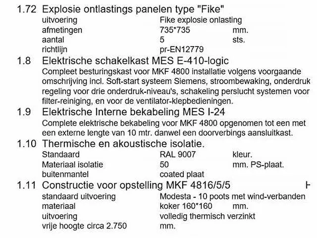 Filterafzuiginstallatie - afbeelding 6 van  23
