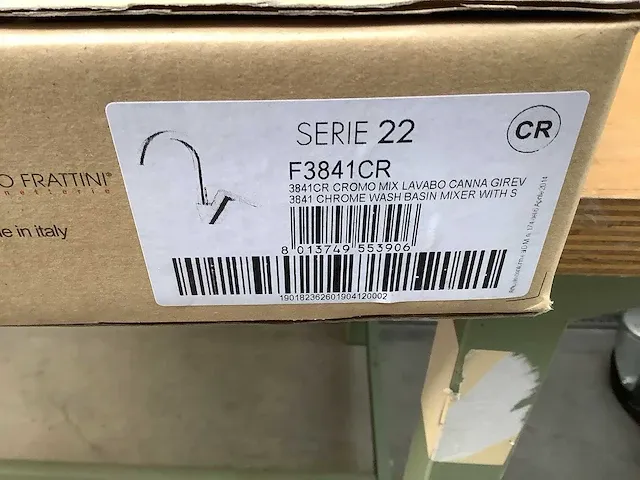 Fima carlo fratini - serie 22 f3841 cr - wastafelkraan - afbeelding 3 van  3