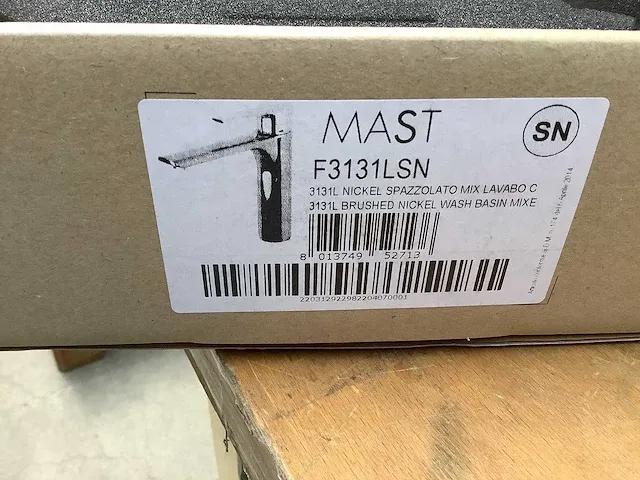 Fima carlo frattini - mast - wastafelkraan - afbeelding 2 van  2