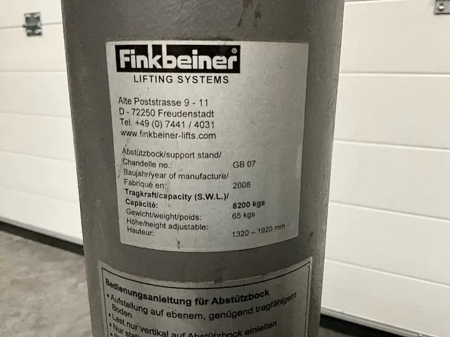 Finkbeiner gb07-fv-r assteun (6x) - afbeelding 3 van  7
