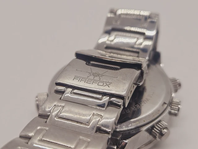 Firefox chronograph worldtimer herenhorloge - afbeelding 6 van  6