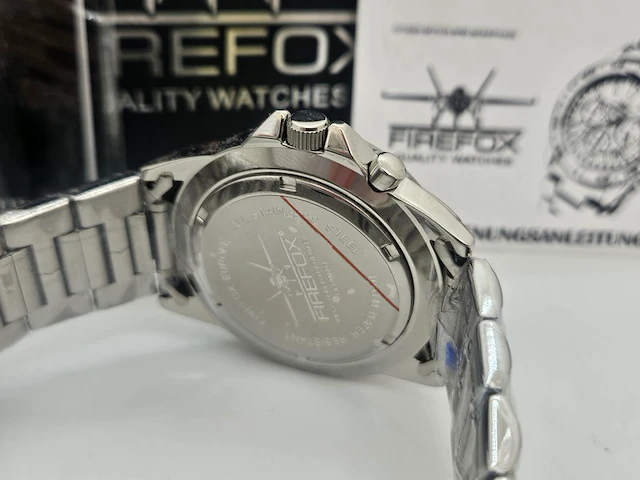 Firefox herenhorloge moonphase - nieuw in doos - full set - afbeelding 7 van  9