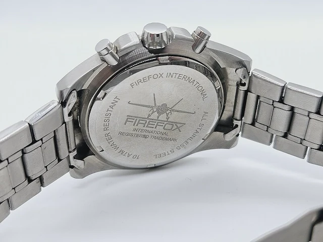 Firefox ''the machine'' chronograaf herenhorloge - afbeelding 8 van  8