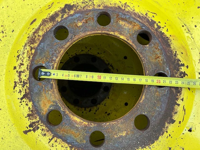 Firestone 18.4r38 radial 7000 band, wiel en velg (2x) - afbeelding 8 van  9