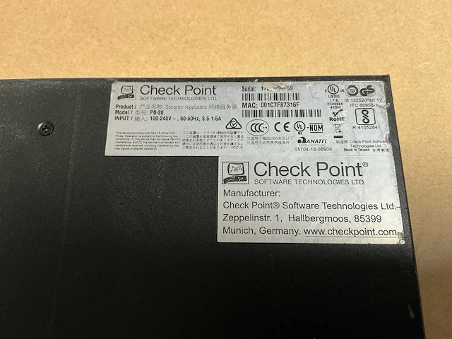 Firewall - checkpoint - model 5100 - afbeelding 3 van  3