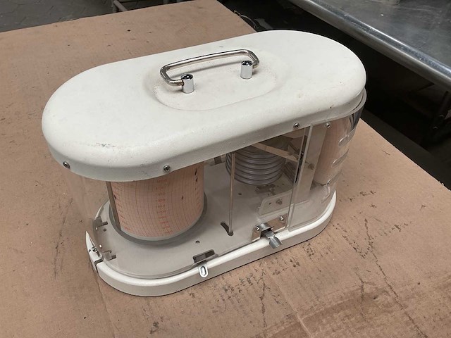 Fischer 2270 w157 vintage marine barograph - afbeelding 1 van  7