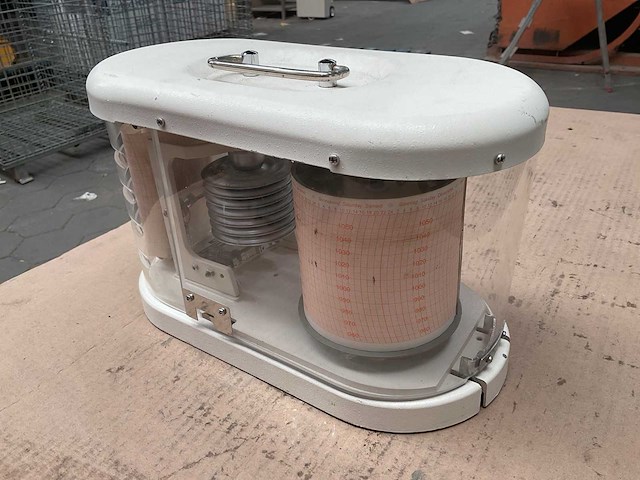 Fischer 2270 w157 vintage marine barograph - afbeelding 4 van  7