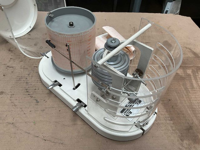 Fischer 2270 w157 vintage marine barograph - afbeelding 6 van  7