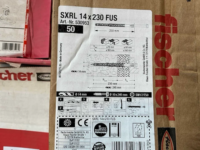 Fischer bevestigingsmateriaal (5x) - afbeelding 5 van  5