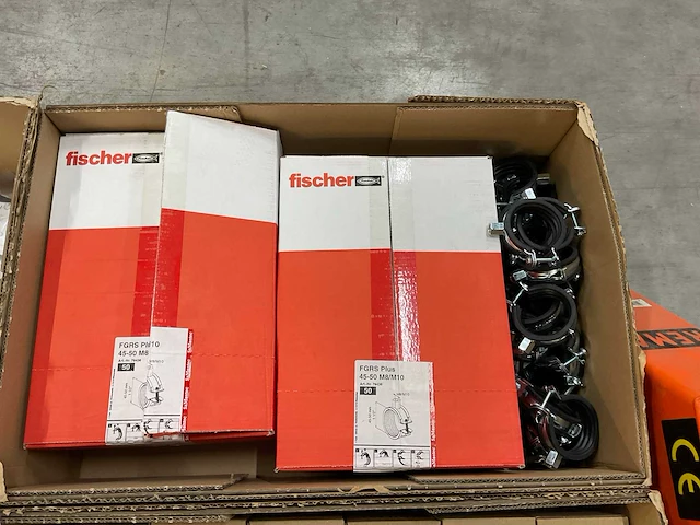 Fischer fgrs plus 45 - 50 m 8/m10 scharnierende pijpklem (130x) - afbeelding 6 van  7
