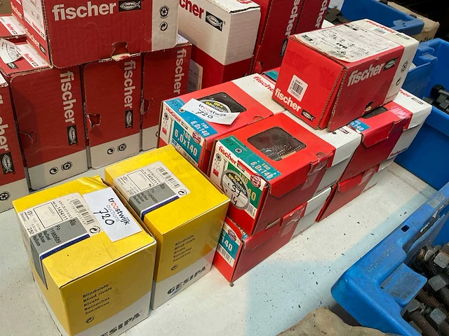Fischer schroef en blindnagel (11x) - afbeelding 1 van  4