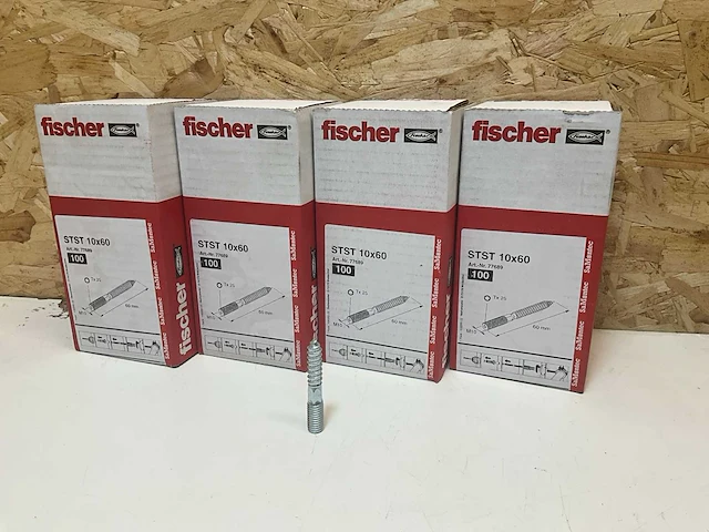 Fischer stst 10x60 stokschroef (400x) - afbeelding 2 van  4