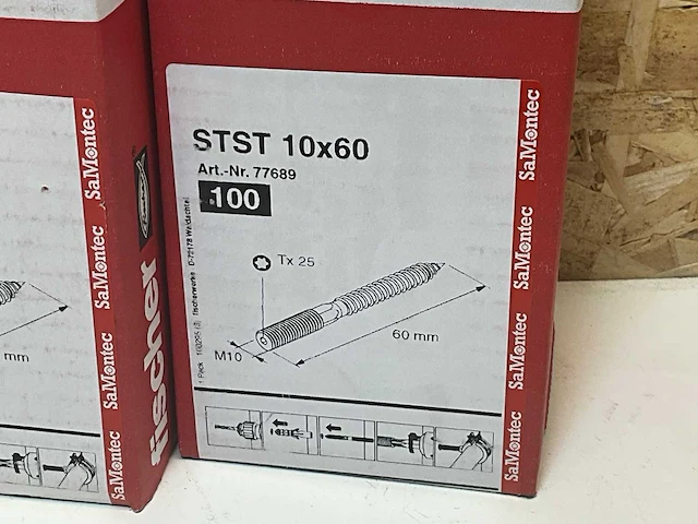 Fischer stst 10x60 stokschroef (400x) - afbeelding 4 van  4