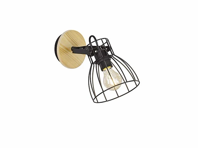 Fischer&honsel de plafondlamp metaal 40 w zwart - afbeelding 3 van  3