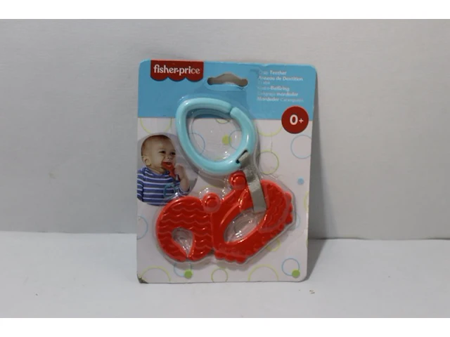 Fisher price bijtring rood 1x - afbeelding 1 van  3