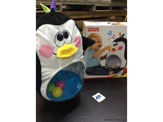 Fisher-price pinquïn met doos - afbeelding 1 van  1