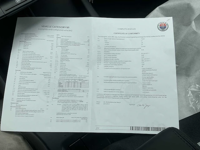 Fisker ocean personenauto (parts car) - afbeelding 21 van  39