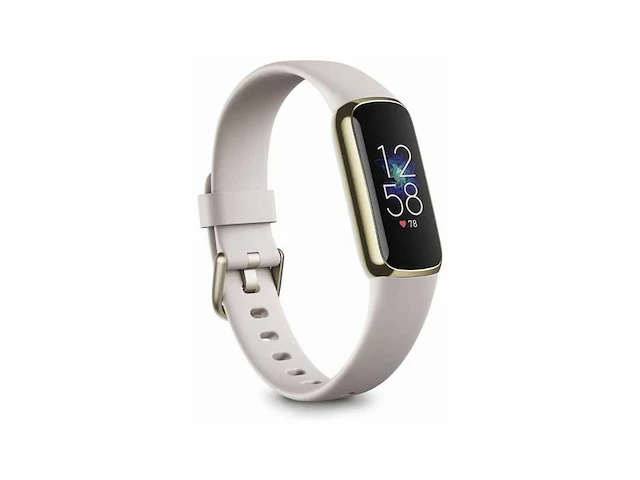 Fitbit luxe - activity tracker dames - goud/wit - afbeelding 1 van  2