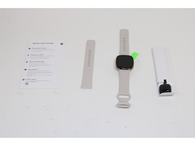 Fitbit sense - smartwatch - wit - afbeelding 3 van  4