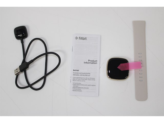 Fitbit sense - smartwatch - wit - afbeelding 3 van  4