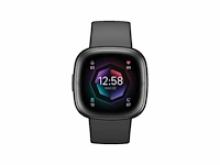 Fitbit sense 2 - smartwatch heren en dames - zwart - afbeelding 1 van  2