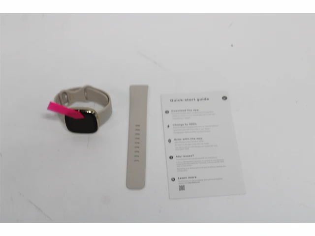 Fitbit sense smartwatch wit - afbeelding 4 van  5