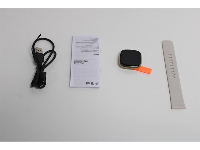 Fitbit sense smartwatch wit - afbeelding 3 van  4