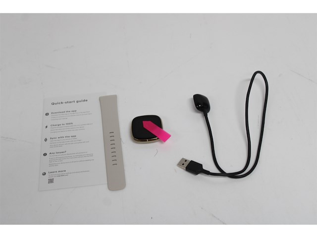 Fitbit sense smartwatch wit - afbeelding 3 van  4