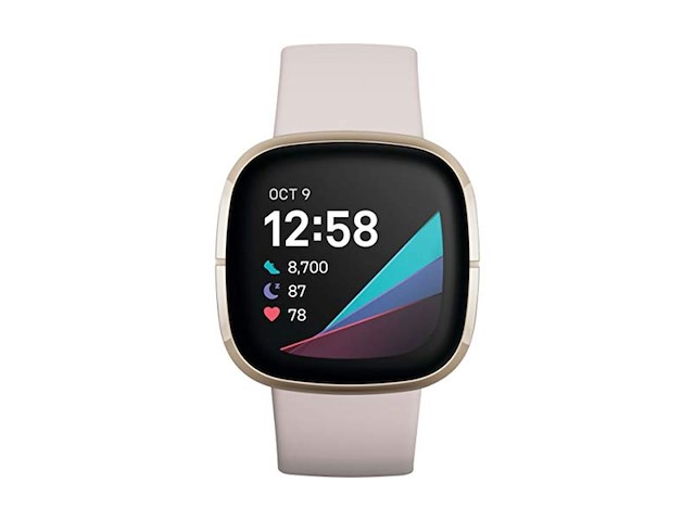 Fitbit sense smartwatch wit - afbeelding 2 van  4