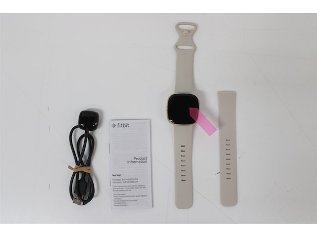 Fitbit sense smartwatch wit - afbeelding 3 van  4
