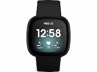Fitbit smartwatch versa 3 zwart/zwart - afbeelding 1 van  1