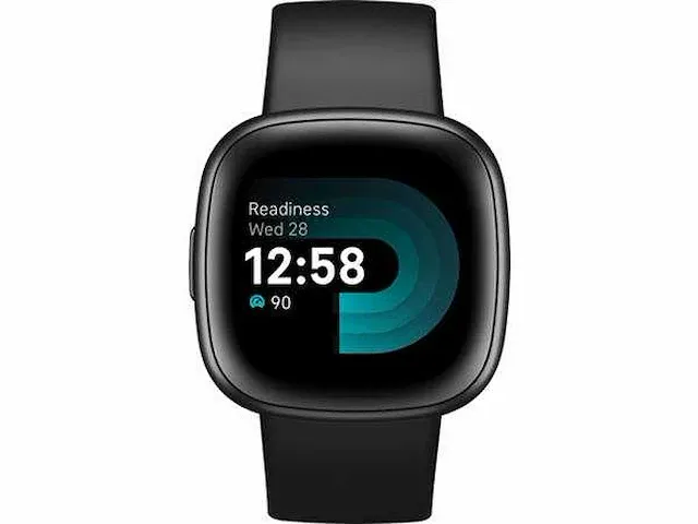 Fitbit smartwatch versa 4 - zwart - afbeelding 1 van  1