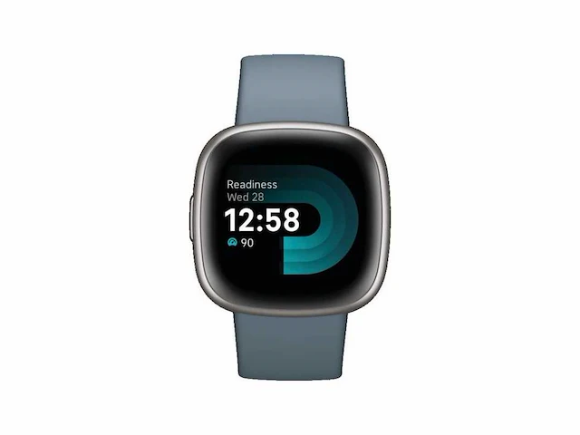 Fitbit versa 4 - smartwatch heren en dames - blauw - afbeelding 1 van  2