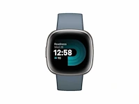 Fitbit versa 4 - smartwatch heren en dames - blauw - afbeelding 1 van  2