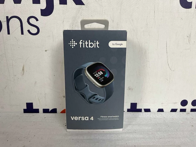 Fitbit versa 4 - smartwatch heren en dames - blauw - afbeelding 2 van  2