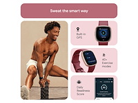 Fitbit versa 4 smartwatch beet/copper rose - afbeelding 3 van  6