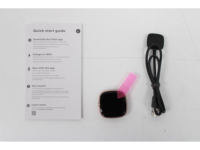 Fitbit versa 4 smartwatch roze - afbeelding 5 van  6