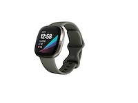Fitbit versa sense oled spraakassistent amazon alexa, google assistant zilver grijs - afbeelding 3 van  6