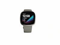 Fitbit versa sense oled spraakassistent amazon alexa, google assistant zilver grijs