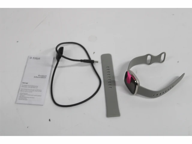 Fitbit versa sense oled spraakassistent amazon alexa, google assistant zilver grijs - afbeelding 5 van  6