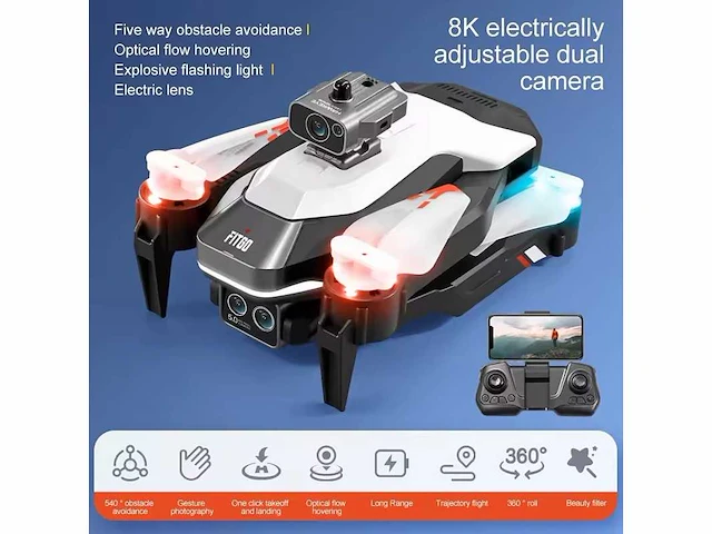 Fitgo 4k dual camera drone - afbeelding 4 van  7