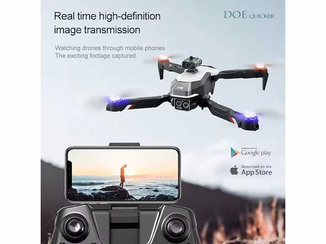 Fitgo 4k dual camera drone - afbeelding 5 van  7